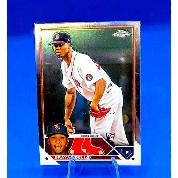 2023 Topps Chrome -Red Sox  Brayan Bello #57 (RC) - Picture 2 of 8